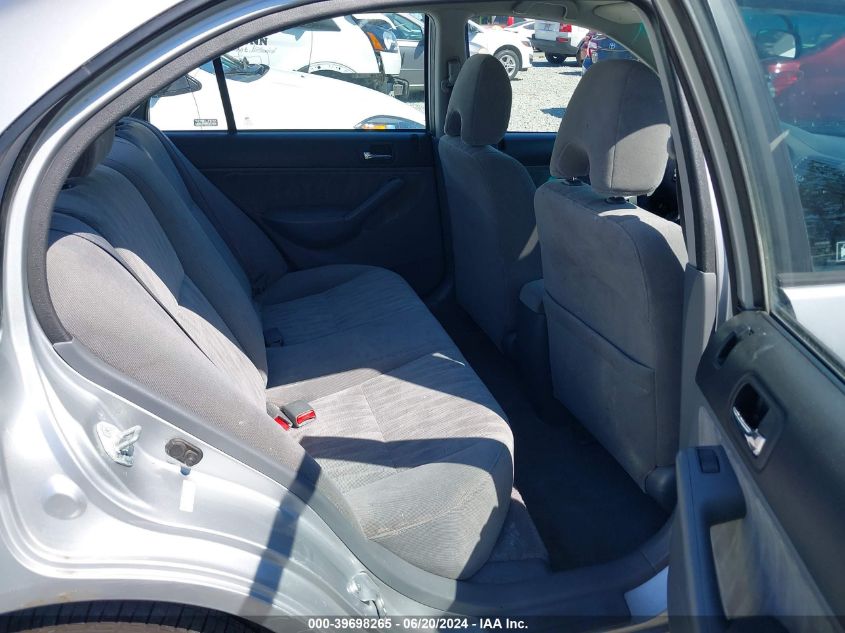 2004 Honda Civic Ex VIN: JHMES25714S001880 Lot: 39698265