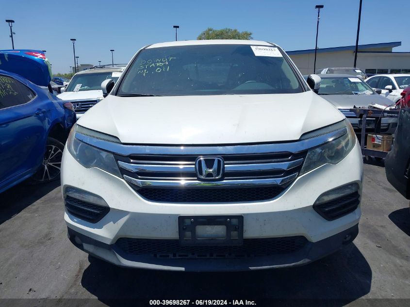 2017 Honda Pilot Ex VIN: 5FNYF5H39HB032309 Lot: 39698267