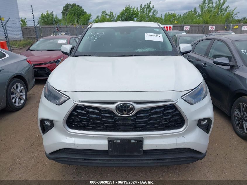 2024 Toyota Highlander Le VIN: 5TDKDRBH1RS533859 Lot: 39698291