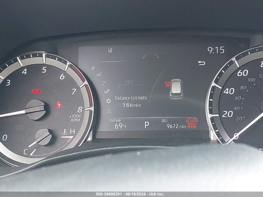 2024 Toyota Highlander Le VIN: 5TDKDRBH1RS533859 Lot: 39698291