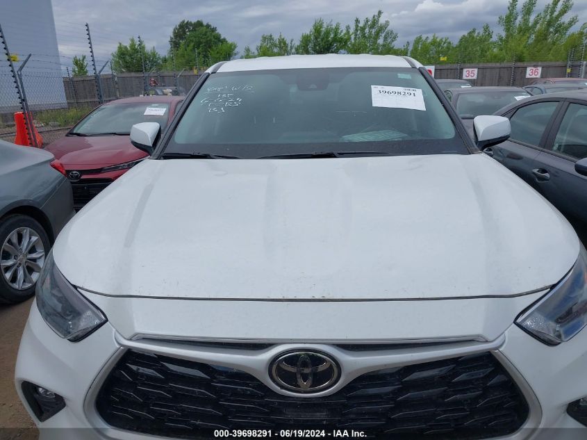 2024 Toyota Highlander Le VIN: 5TDKDRBH1RS533859 Lot: 39698291