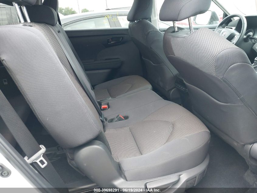 2024 Toyota Highlander Le VIN: 5TDKDRBH1RS533859 Lot: 39698291