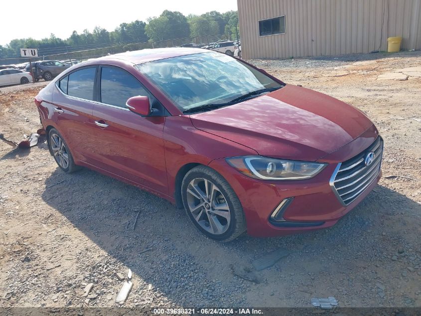 2017 HYUNDAI ELANTRA SE/VALUE/LIMITED - KMHD84LF7HU257304