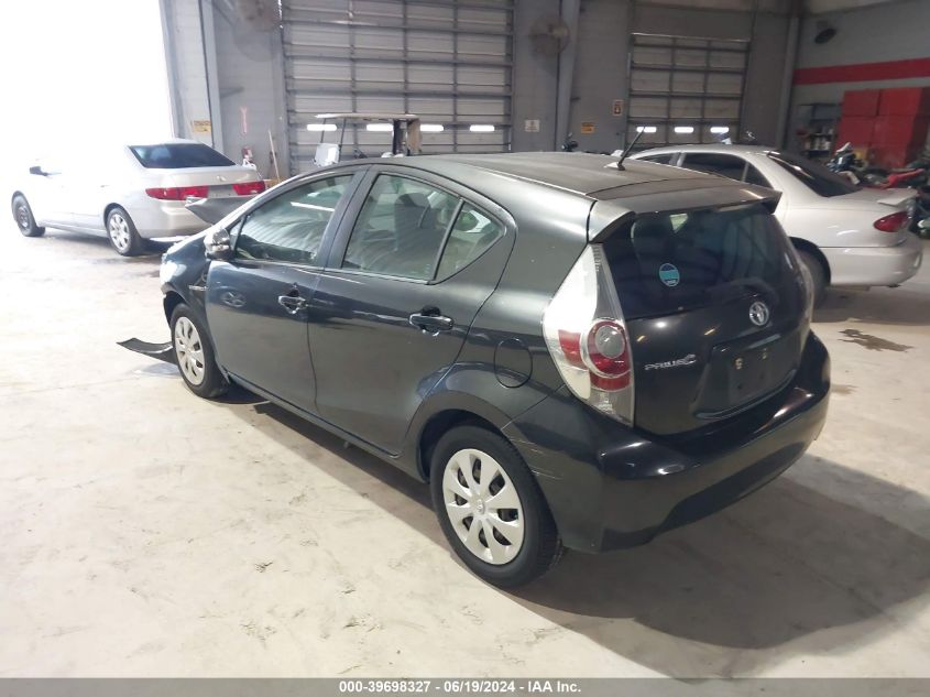 2014 Toyota Prius C VIN: JTDKDTB30E1571365 Lot: 39698327