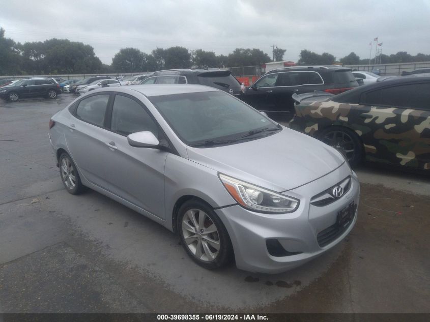 2014 Hyundai Accent Gls VIN: KMHCU4AE8EU634560 Lot: 39698355