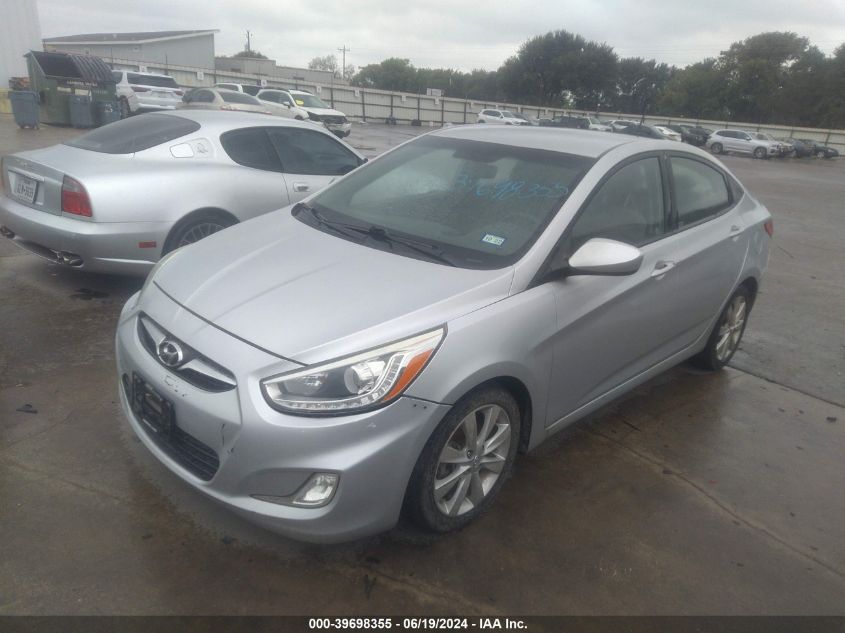 2014 Hyundai Accent Gls VIN: KMHCU4AE8EU634560 Lot: 39698355