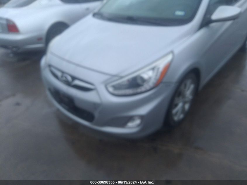 2014 Hyundai Accent Gls VIN: KMHCU4AE8EU634560 Lot: 39698355