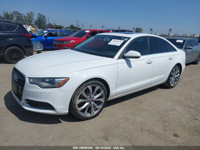 2013 Audi A6 2.0T Premium VIN: WAUGFAFC5DN087047 Lot: 39698356