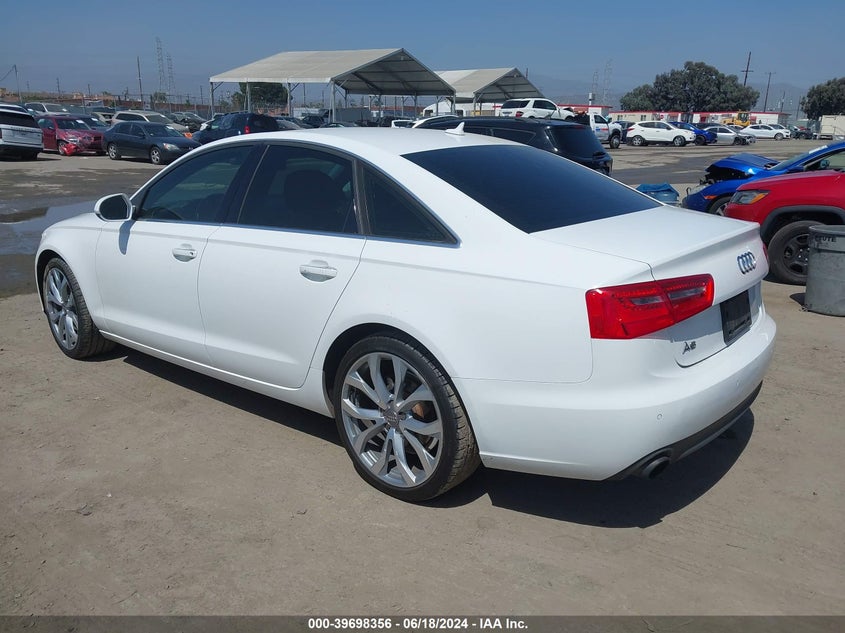 2013 Audi A6 2.0T Premium VIN: WAUGFAFC5DN087047 Lot: 39698356