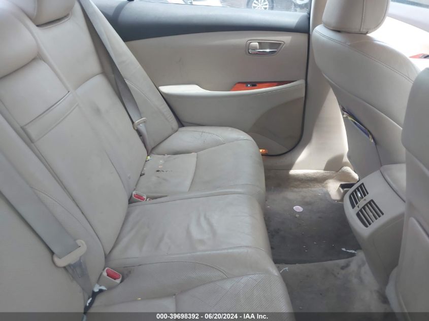 2009 Lexus Es 350 VIN: JTHBJ46G192278682 Lot: 39698392