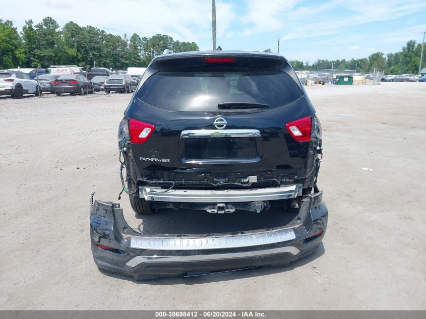 2017 Nissan Pathfinder Sl VIN: 5N1DR2MM7HC904806 Lot: 39698412