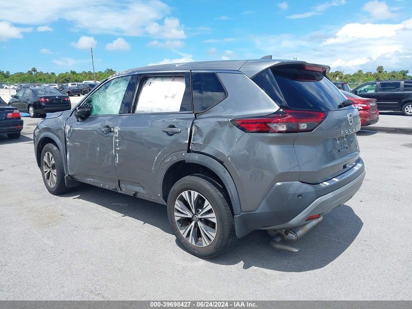 VIN 5N1AT3BA5MC687852 2021 NISSAN ROGUE SV FWD