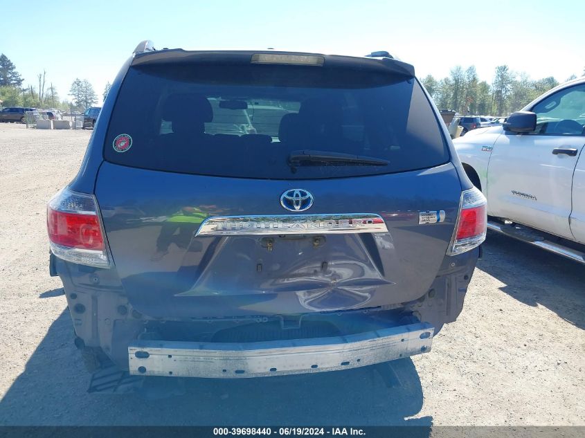 2012 Toyota Highlander Hybrid Base V6 VIN: JTEBC3EH6C2009581 Lot: 39698440