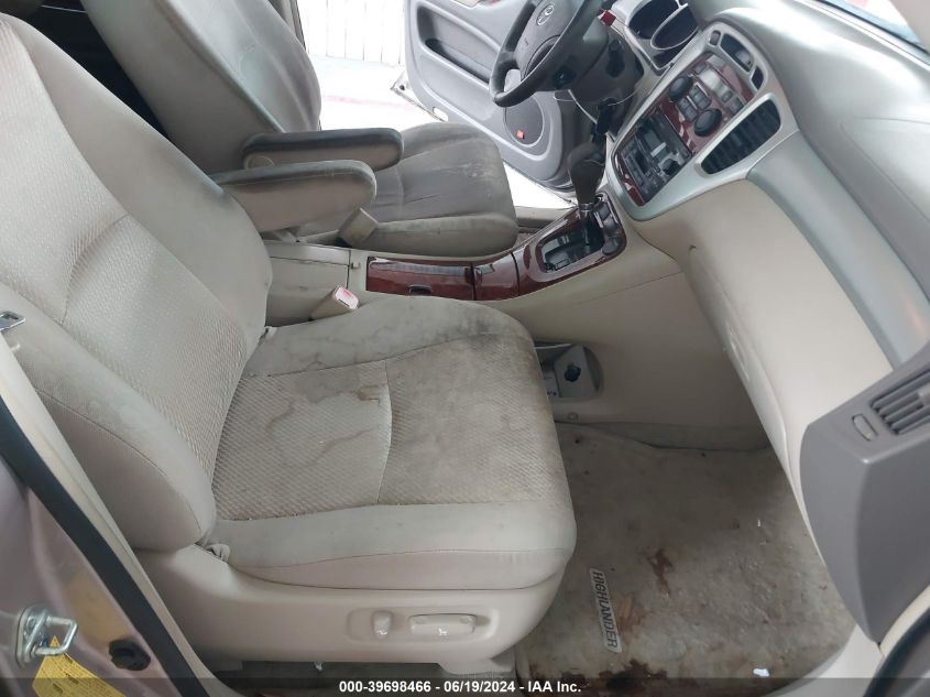 2004 Toyota Highlander Limited V6 VIN: JTEDP21AX40004073 Lot: 39698466