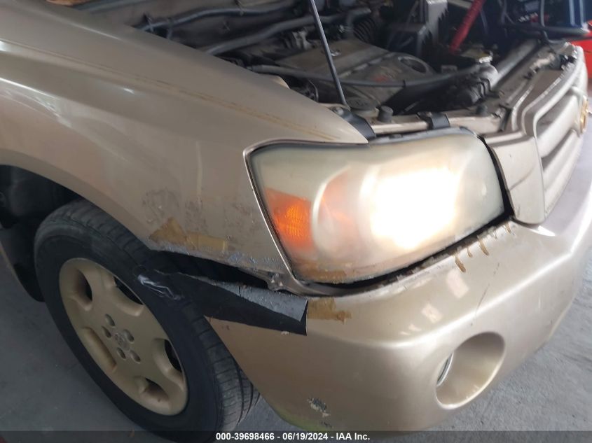 2004 Toyota Highlander Limited V6 VIN: JTEDP21AX40004073 Lot: 39698466