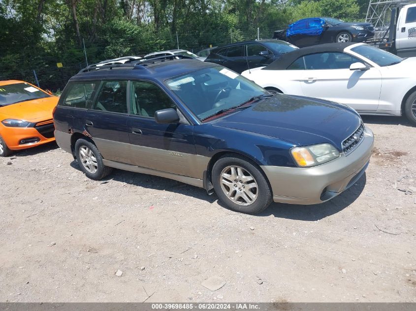 2003 Subaru Outback VIN: 4S3BH675137620809 Lot: 39698485