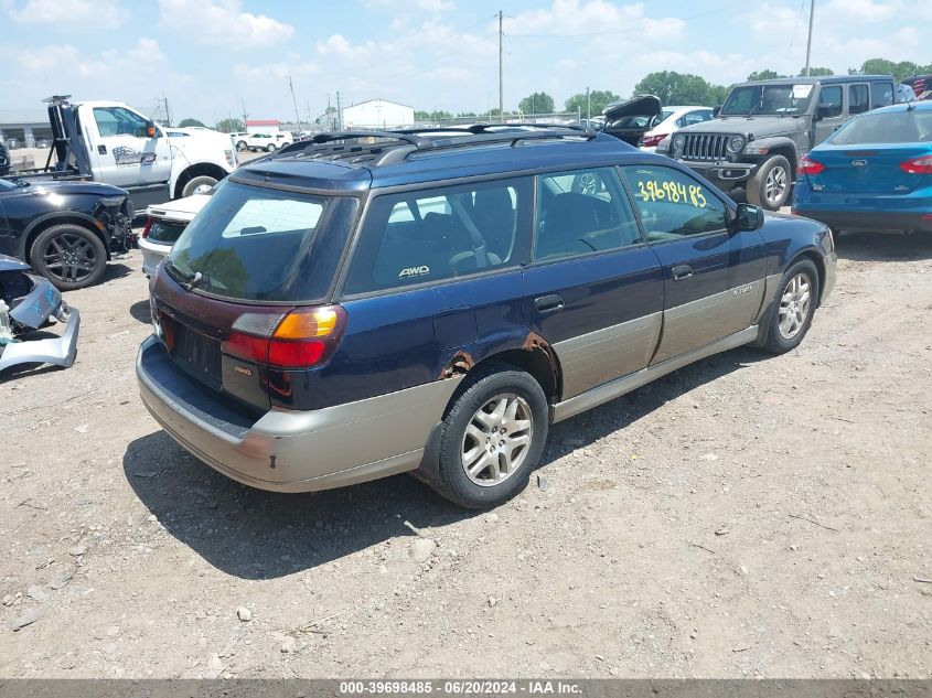 2003 Subaru Outback VIN: 4S3BH675137620809 Lot: 39698485