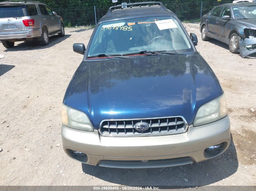 2003 Subaru Outback VIN: 4S3BH675137620809 Lot: 39698485