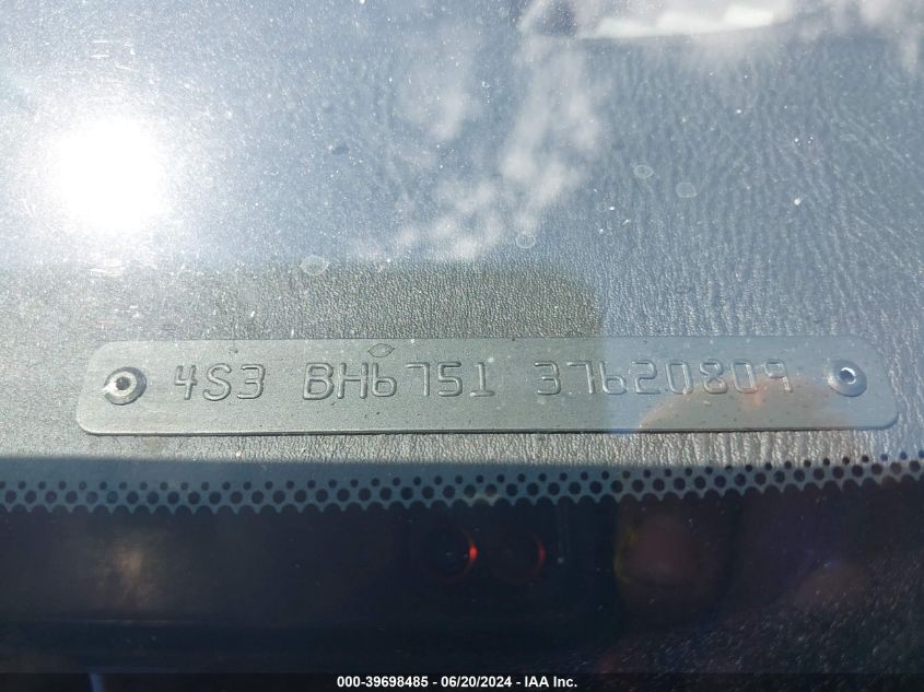 2003 Subaru Outback VIN: 4S3BH675137620809 Lot: 39698485