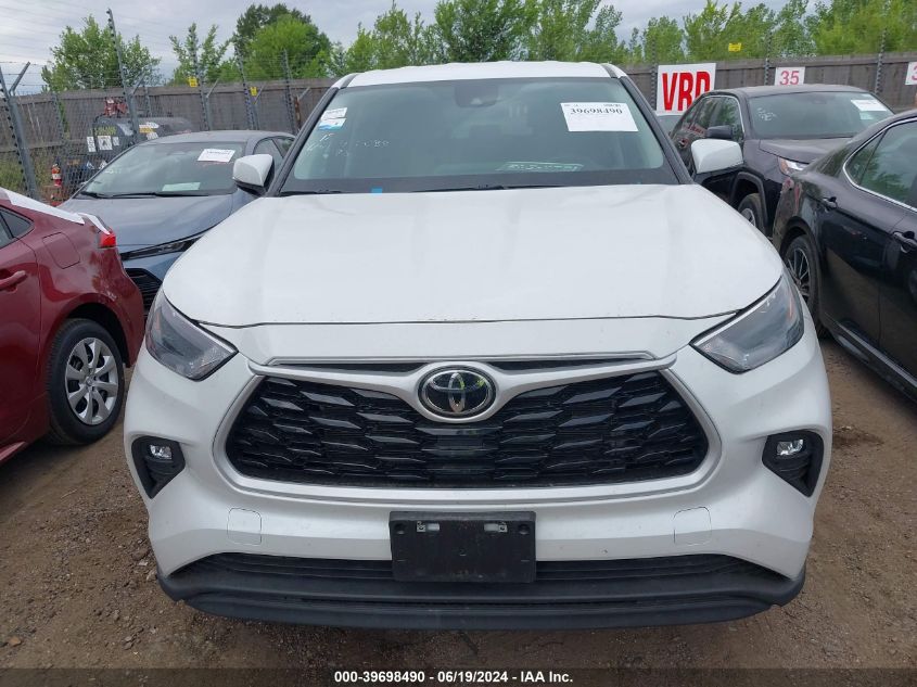 2024 Toyota Highlander Le VIN: 5TDKDRBH9RS537755 Lot: 39698490