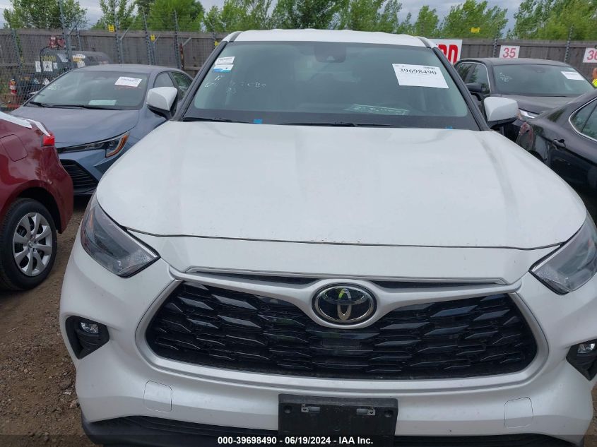 2024 Toyota Highlander Le VIN: 5TDKDRBH9RS537755 Lot: 39698490