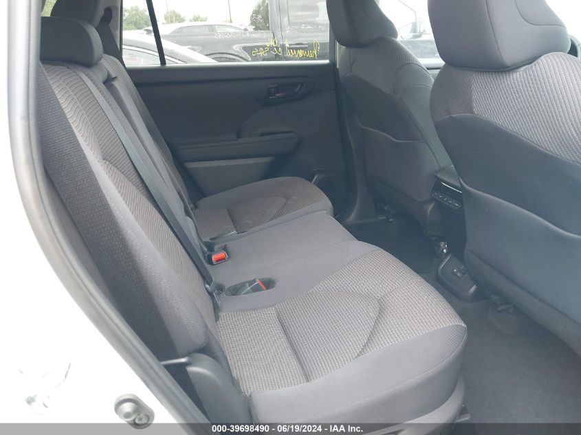 2024 Toyota Highlander Le VIN: 5TDKDRBH9RS537755 Lot: 39698490