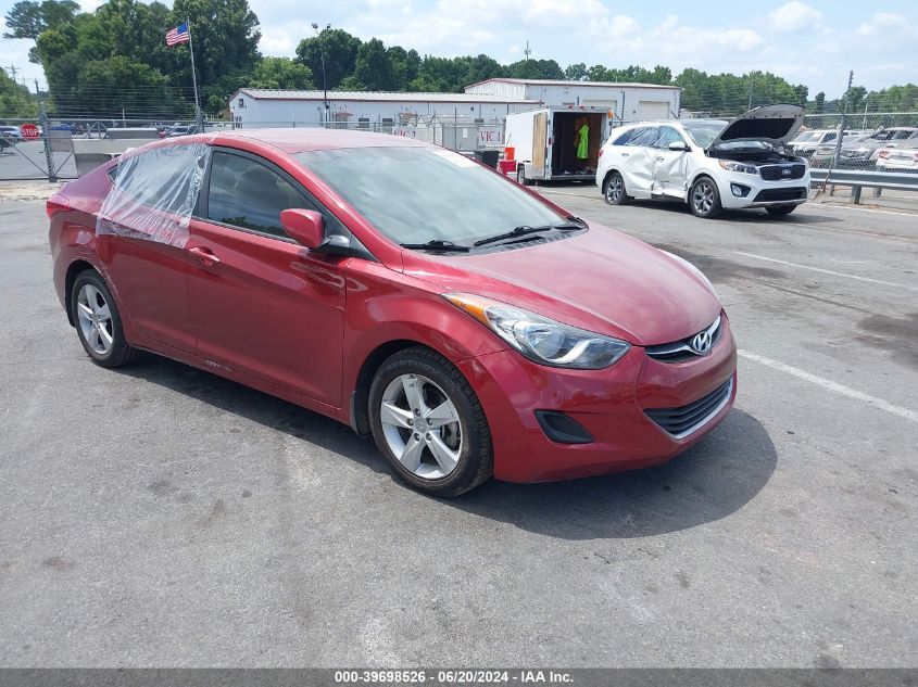 2013 Hyundai Elantra Gls VIN: 5NPDH4AE1DH315555 Lot: 39698526