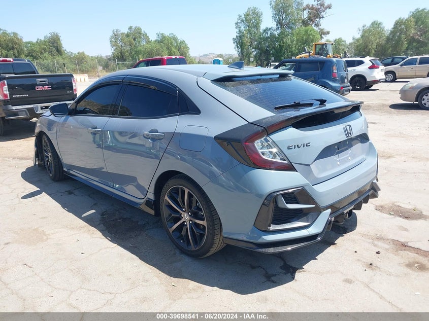 2021 HONDA CIVIC SPORT TOURING - SHHFK7H96MU408377