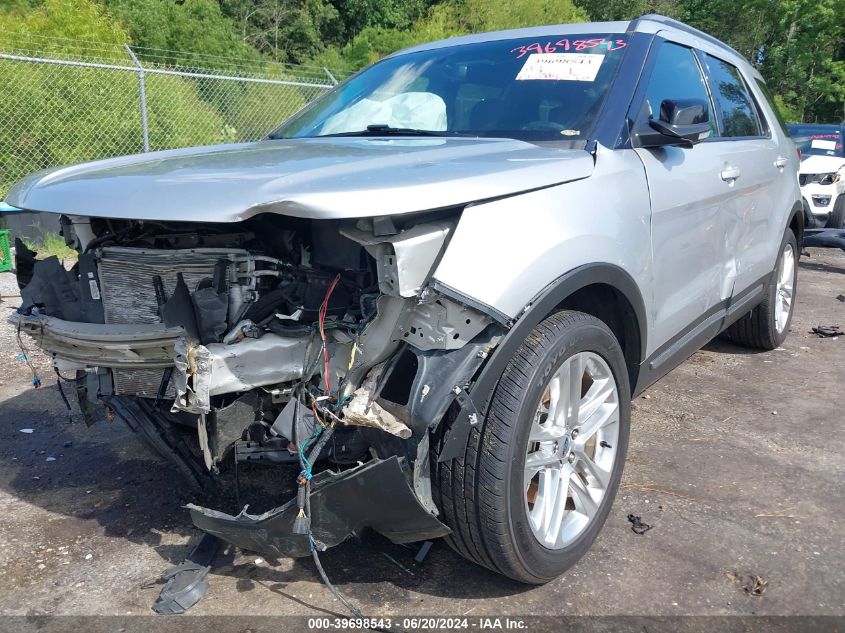 2017 Ford Explorer Xlt VIN: 1FM5K7D86HGD35478 Lot: 39698543