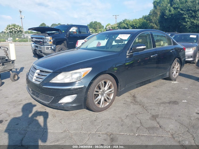 2012 Hyundai Genesis 3.8L VIN: KMHGC4DD6CU193807 Lot: 39698584