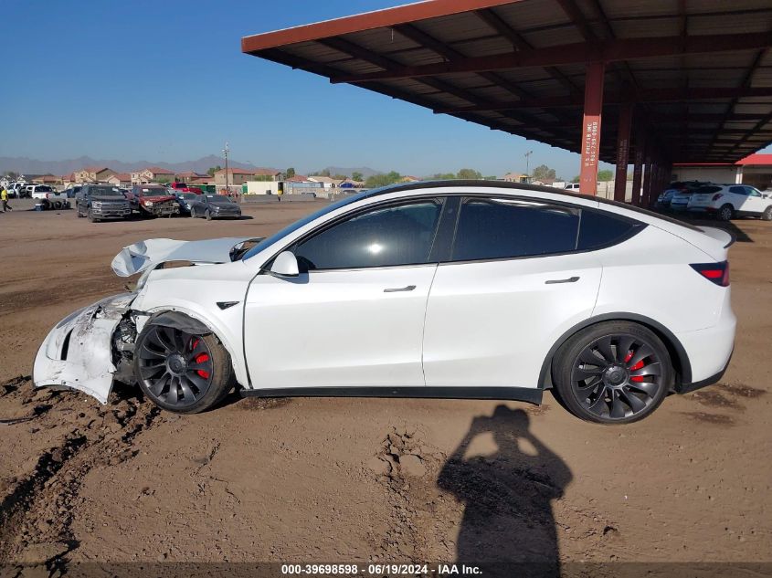 2022 Tesla Model Y VIN: 7SAYGDEF6NF409540 Lot: 39698598