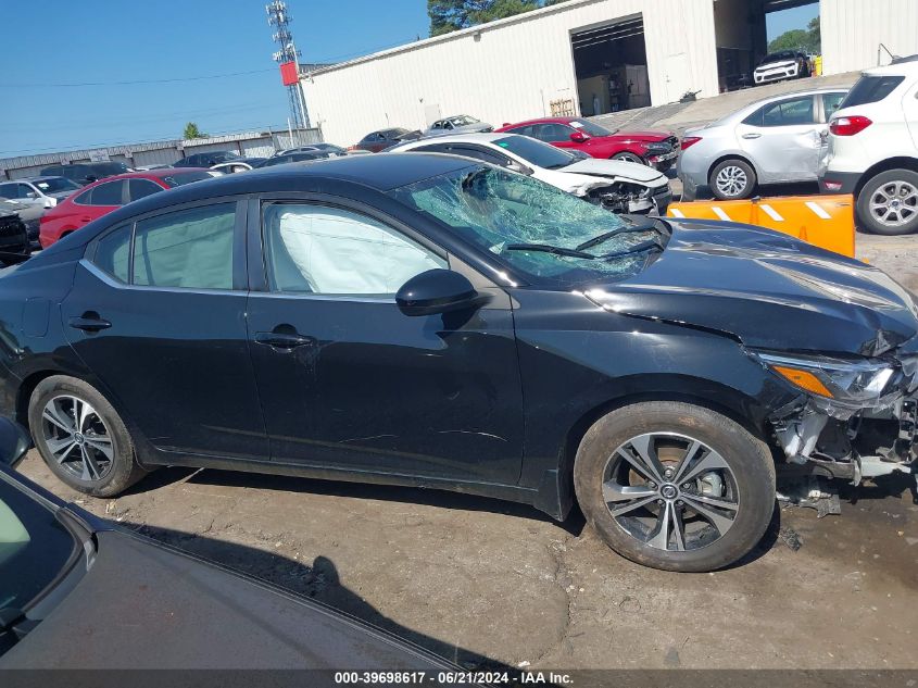 2022 Nissan Sentra Sv Xtronic Cvt VIN: 3N1AB8CV9NY305727 Lot: 39698617