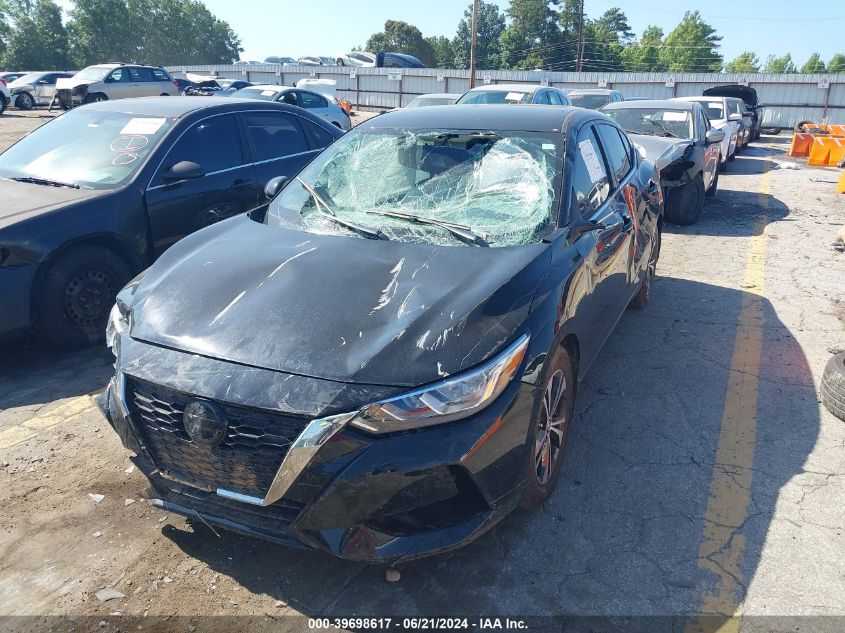 2022 Nissan Sentra Sv Xtronic Cvt VIN: 3N1AB8CV9NY305727 Lot: 39698617