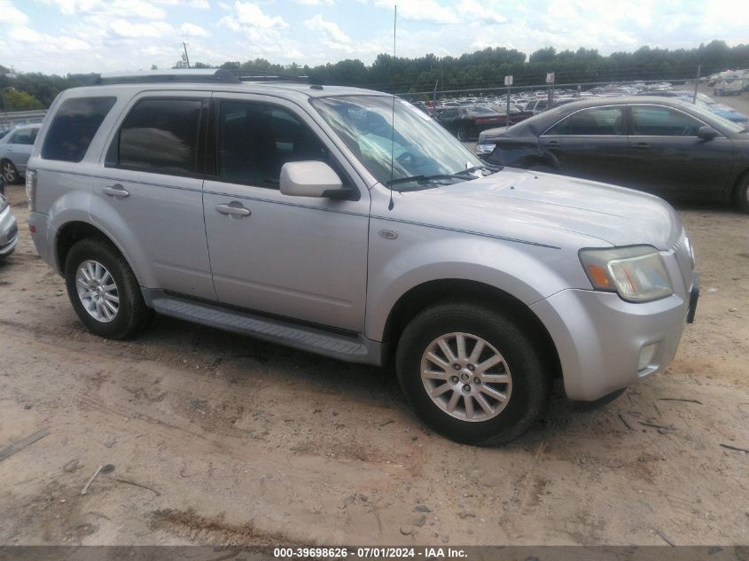 2009 Mercury Mariner Premier V6 VIN: 4M2CU87G99KJ16781 Lot: 39698626