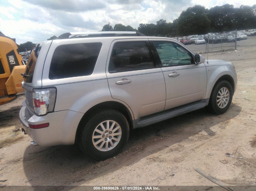 2009 Mercury Mariner Premier V6 VIN: 4M2CU87G99KJ16781 Lot: 39698626