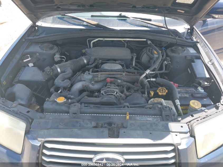 2006 Subaru Forester 2.5X VIN: JF1SG65686H715600 Lot: 39698642