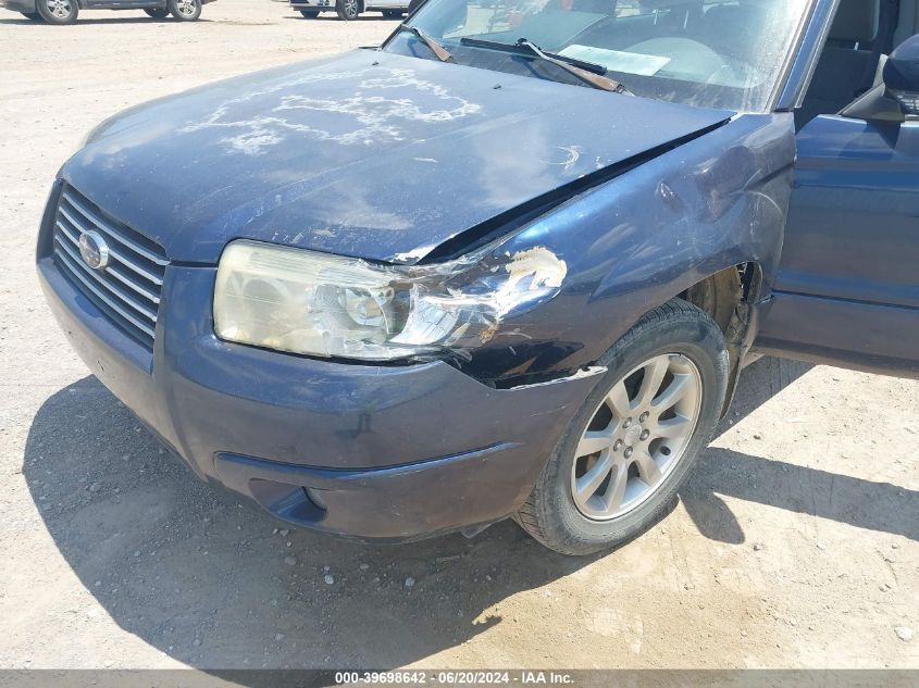 2006 Subaru Forester 2.5X VIN: JF1SG65686H715600 Lot: 39698642