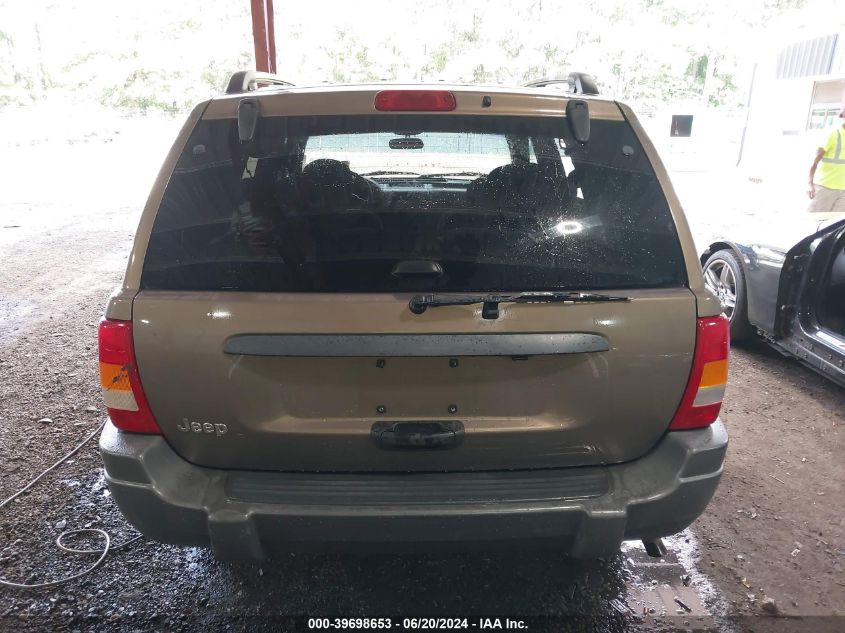 2001 Jeep Grand Cherokee Laredo VIN: 1J4GW48S21C535058 Lot: 39698653