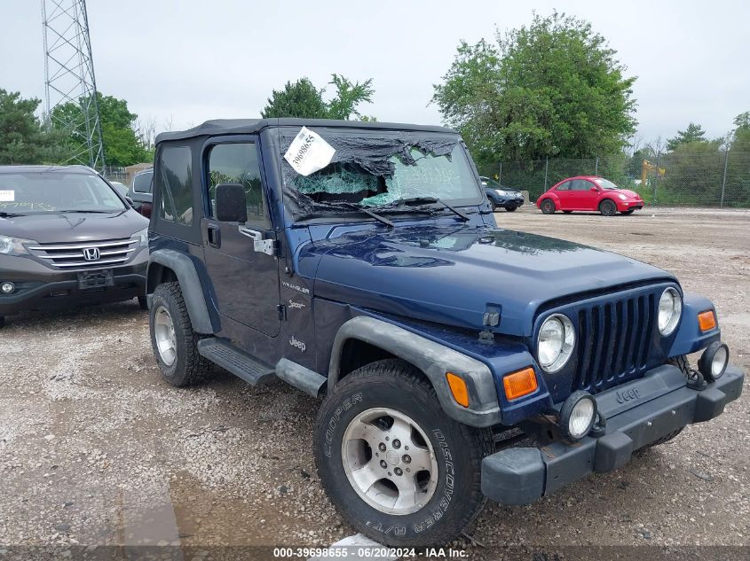 2002 Jeep Wrangler Sport VIN: 1J4FA49S32P710789 Lot: 39698655