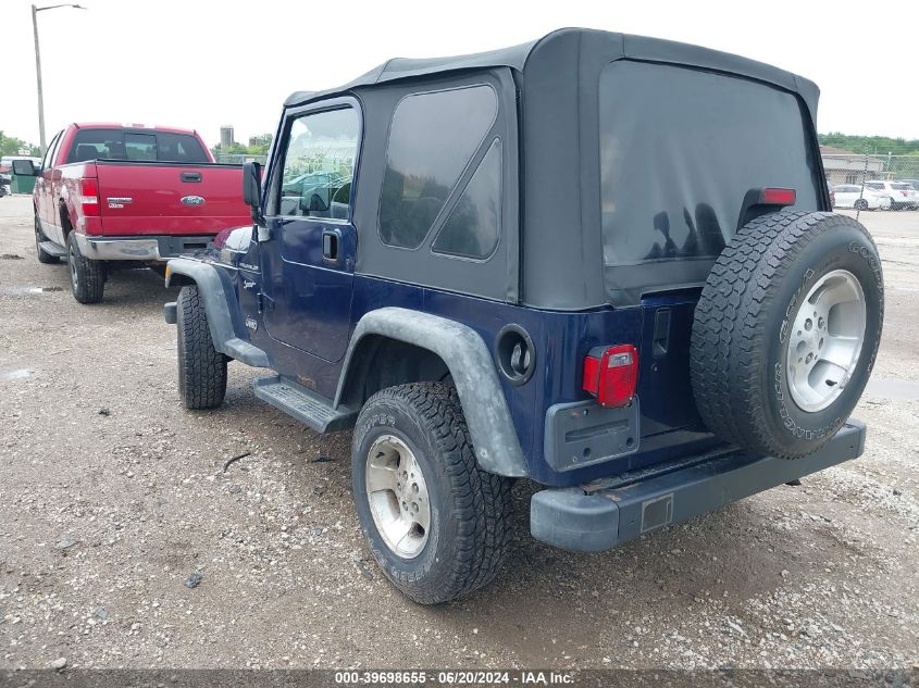 2002 Jeep Wrangler Sport VIN: 1J4FA49S32P710789 Lot: 39698655