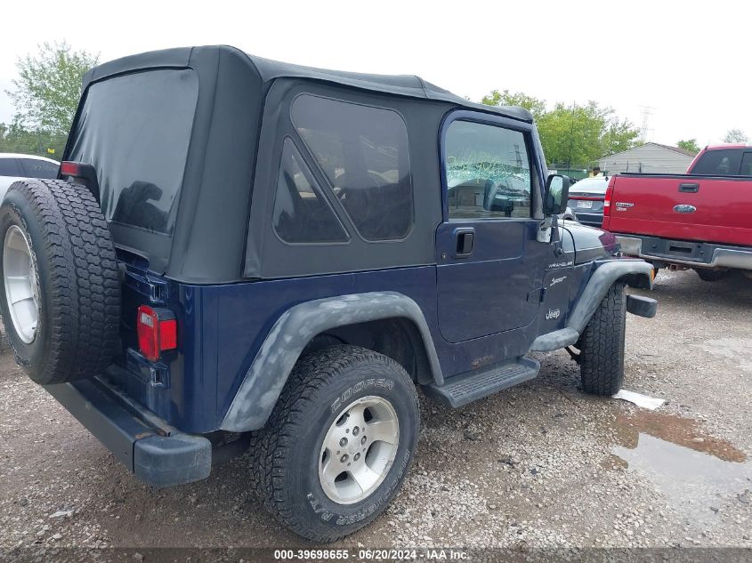 2002 Jeep Wrangler Sport VIN: 1J4FA49S32P710789 Lot: 39698655