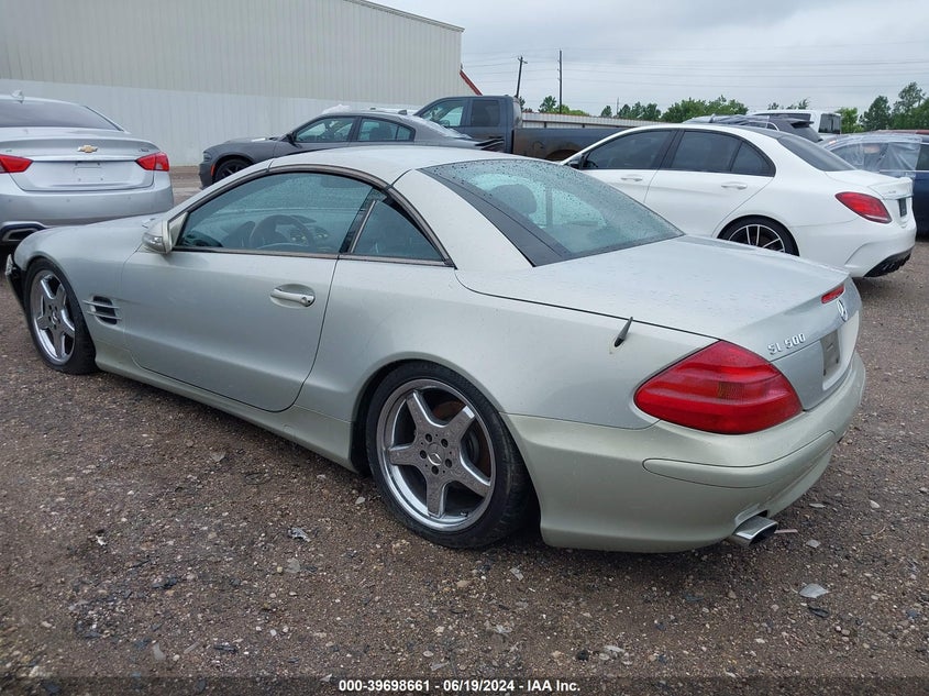 2003 Mercedes-Benz Sl 500 VIN: WDBSK75F13F009945 Lot: 39698661