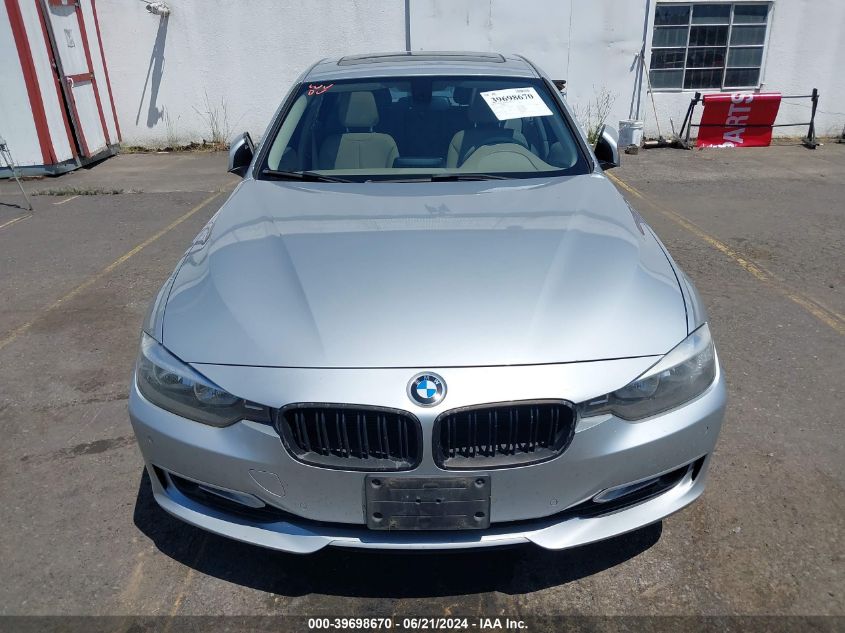 2013 BMW 328I VIN: WBA3A5C52DF601439 Lot: 39698670