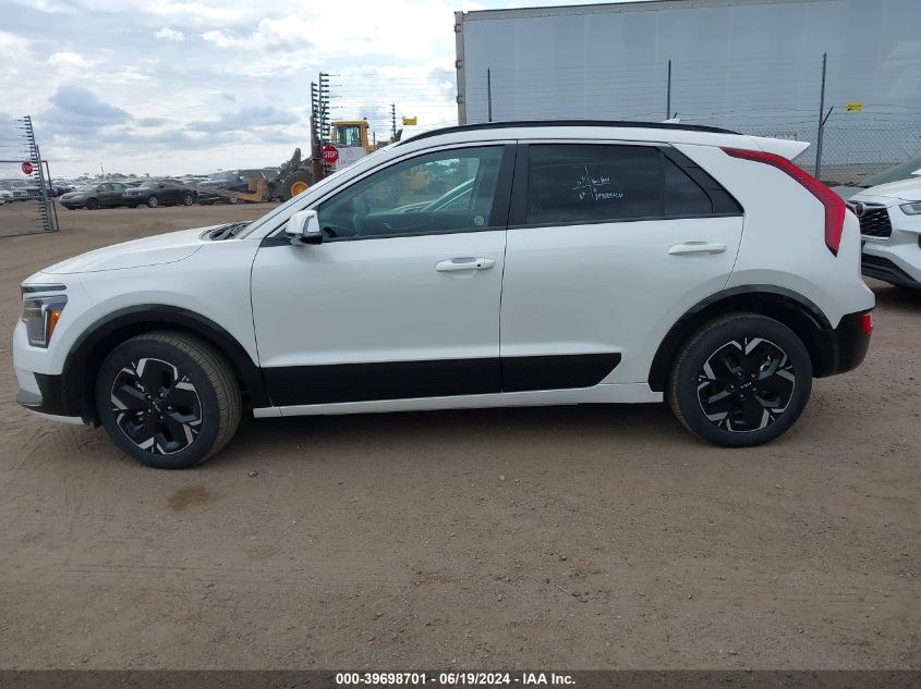 2024 Kia Niro Ev Wind VIN: KNDCR3L10R5108465 Lot: 39698701