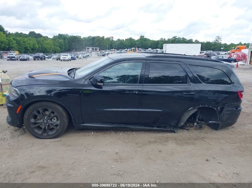 2022 Dodge Durango Orange Sport Rwd VIN: 1C4SDHCTXNC226537 Lot: 39698723