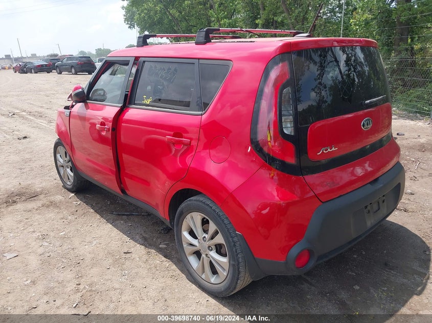 2014 Kia Soul + VIN: KNDJP3A59E7724537 Lot: 39698740