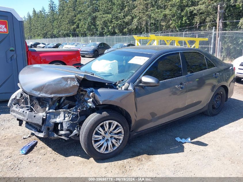 2012 Toyota Camry L VIN: 4T4BF1FK8CR245276 Lot: 39698778