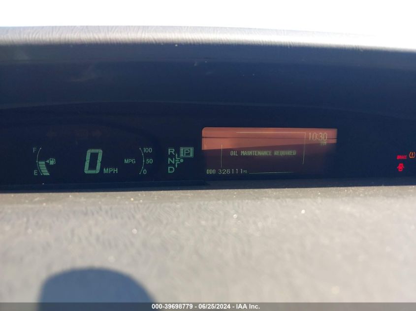 2010 Toyota Prius VIN: JTDKN3DU8A0080884 Lot: 39698779