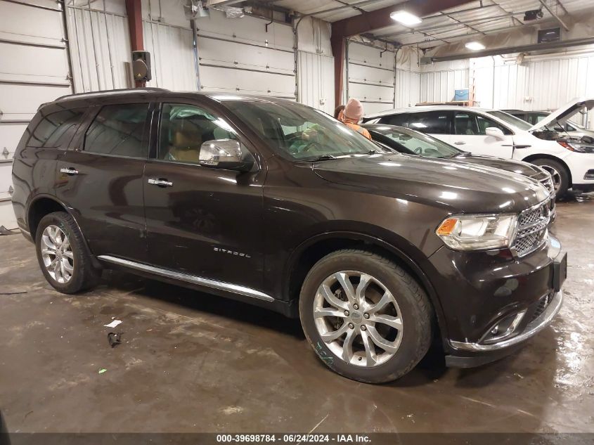 2017 Dodge Durango Citadel Awd VIN: 1C4SDJET6HC789268 Lot: 39698784