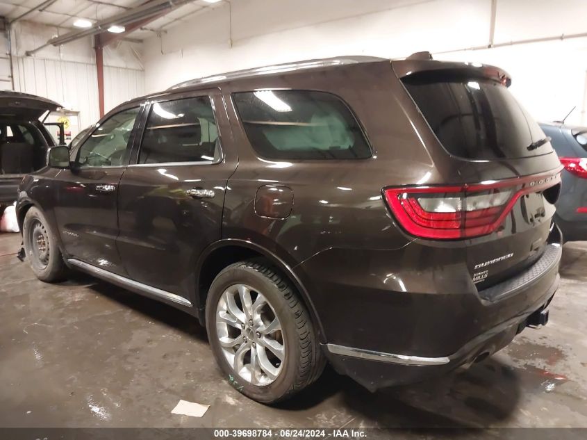 2017 Dodge Durango Citadel Awd VIN: 1C4SDJET6HC789268 Lot: 39698784